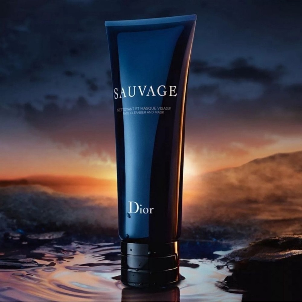 Dior Sauvage Face Cleanser And Mask 120ml NEW!